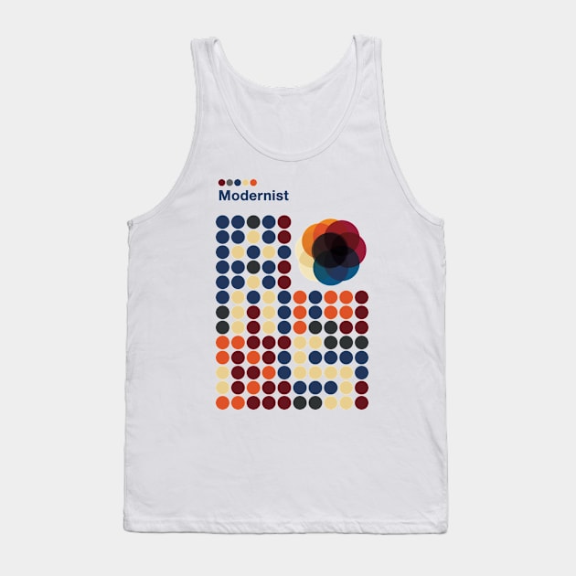 Modernist Circle Tank Top by modernistdesign